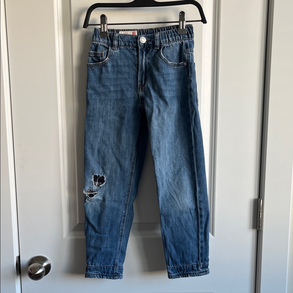 Zara Kids Blue Distressed Jeans